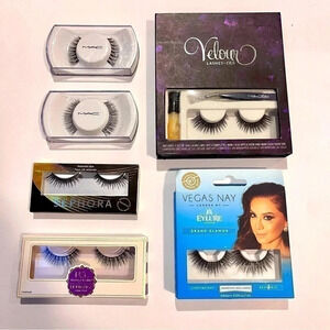 Bundle of false lashes. All new in box, never used or opened. Six pairs.